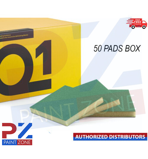 Q1 Double Sided Sanding Sponges SUPER FINE Softback Abrasive Sanding 50 pads Box